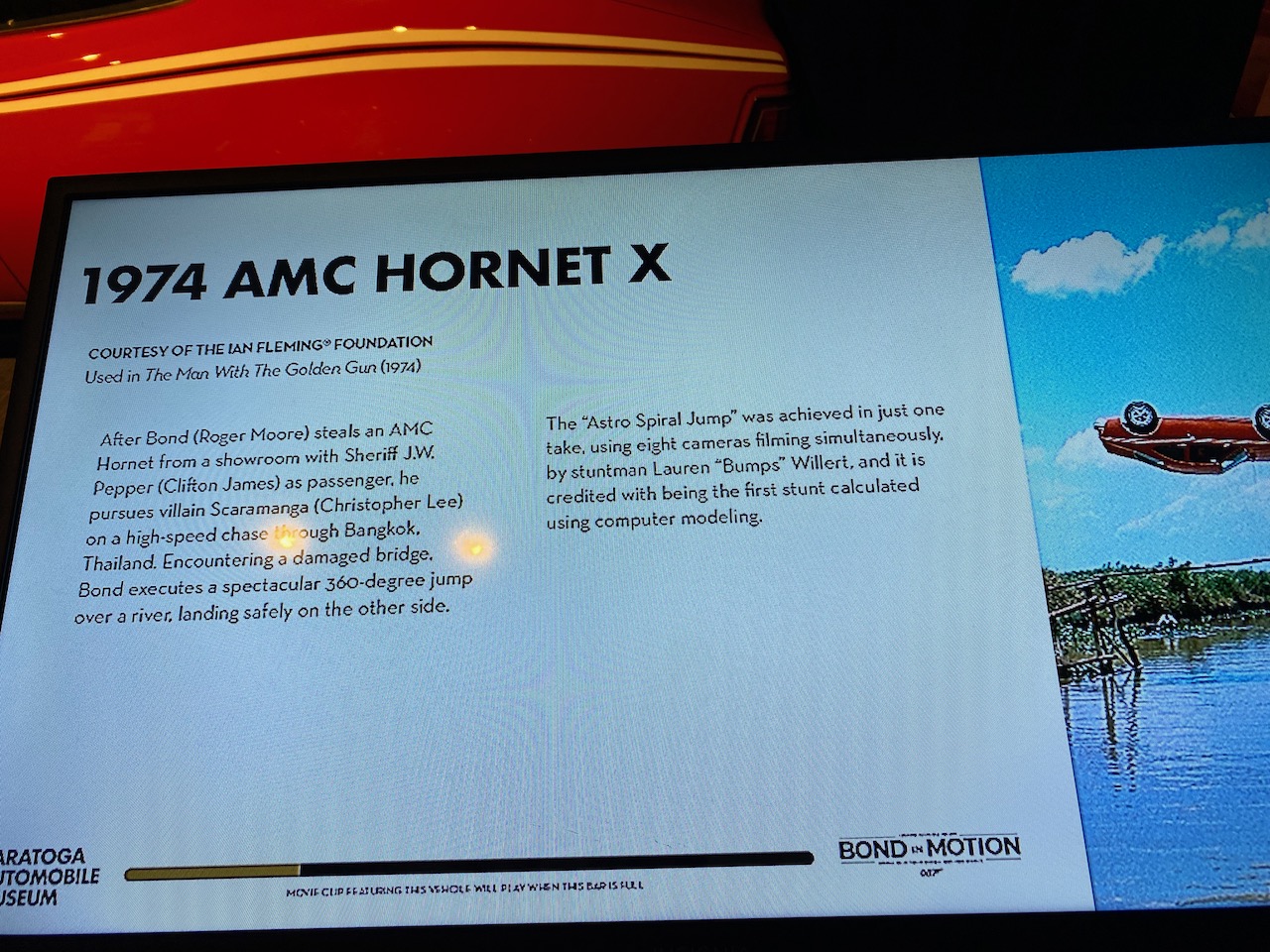 saratoga spa - 1974 amc hornet x sign