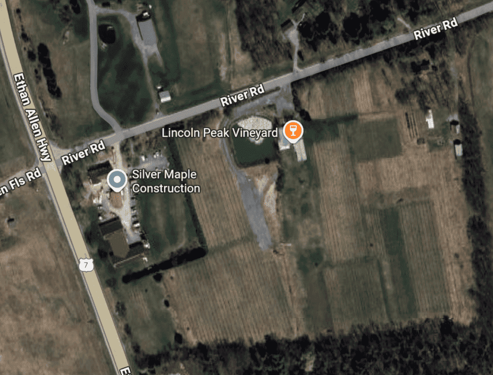 Google Maps - Lincoln Peak Vineyard