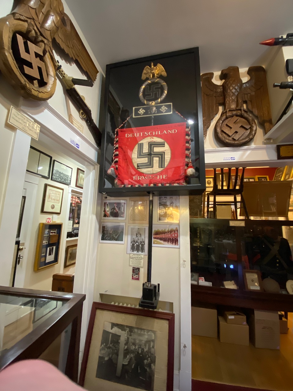 Gettysburg History Museum - nazi party standard
