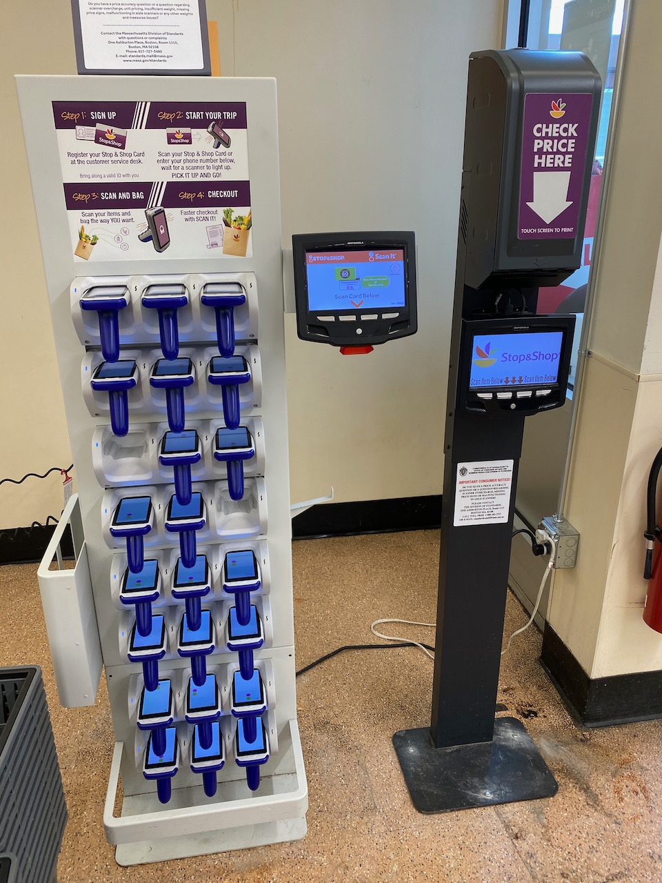Grocery - Stop and Shop scanners